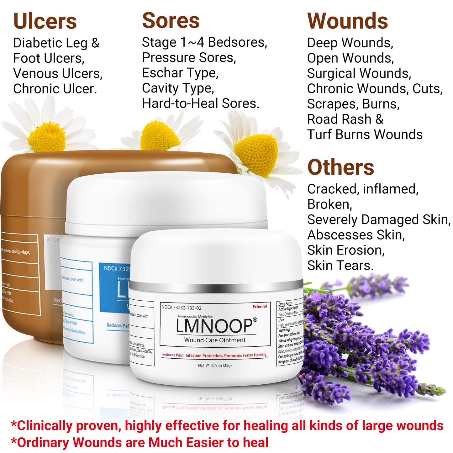 LMNOOP® Bed Sore Cream, Maximum Strength Wound Care Ointment for Infection Protection & Skin Repair LMNOOPBuy Supplements Australia