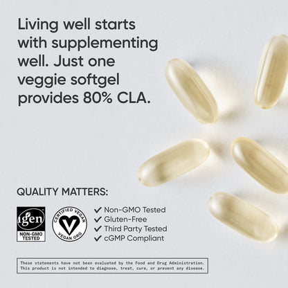 Sports Research Vegan CLA - 1250mg with Active Conjugated Linoleic Acid for Men Sports ResearchBuy Supplements Australia