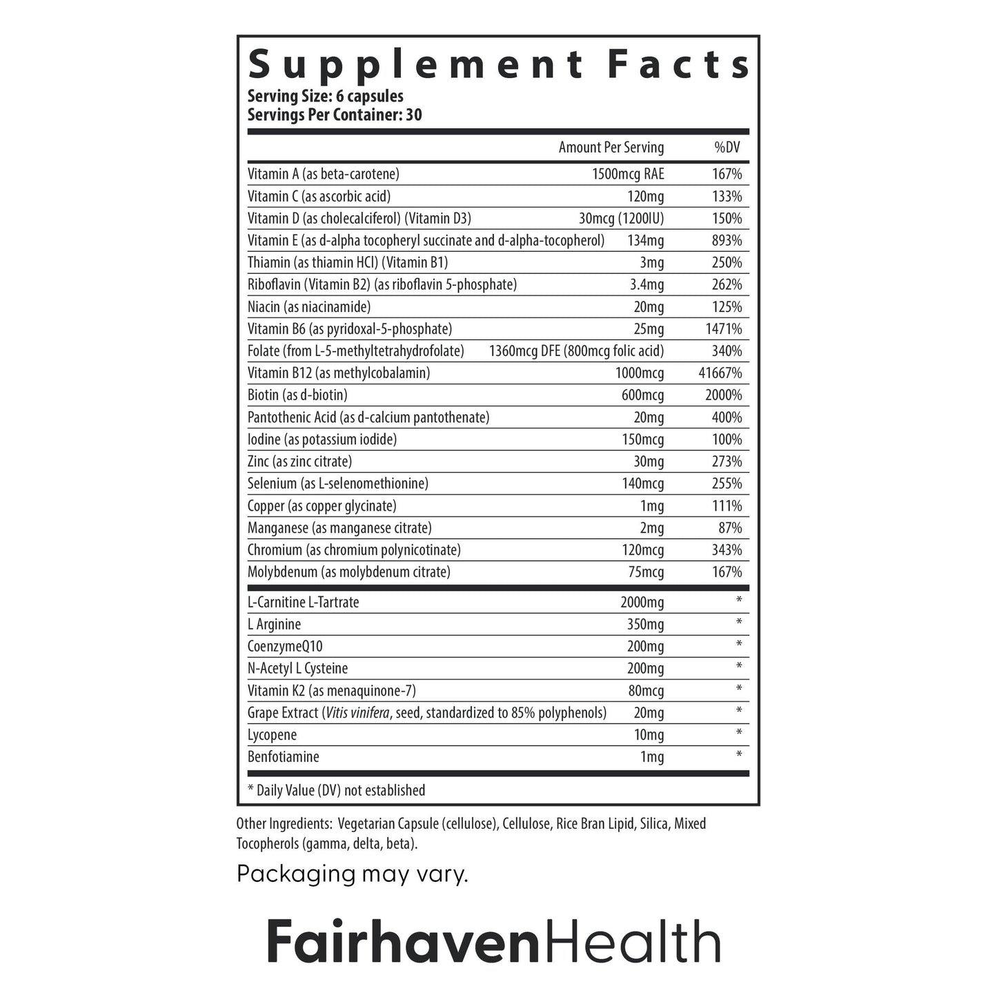 Fairhaven Health FH Pro for Men | Clinically Studied Premium Prenatal Fertility Supplements for Men | Male Fertility Supplements | Count and Motility Support Pre-Conception for Him | 180 Capsules Fairhaven HealthBuy Supplements Australia
