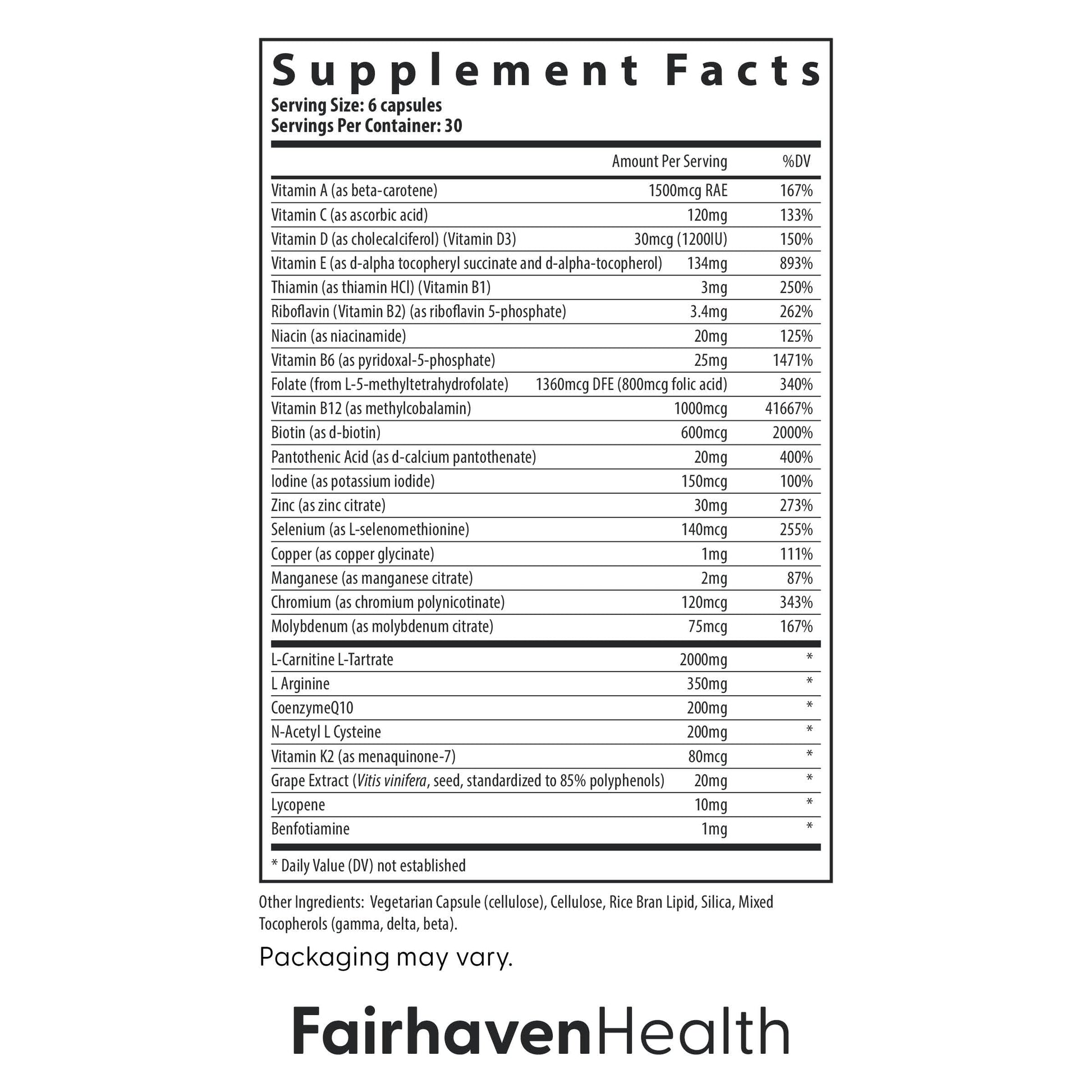 Fairhaven Health FH Pro for Men | Clinically Studied Premium Prenatal Fertility Supplements for Men | Male Fertility Supplements | Count and Motility Support Pre-Conception for Him | 180 Capsules Fairhaven HealthBuy Supplements Australia