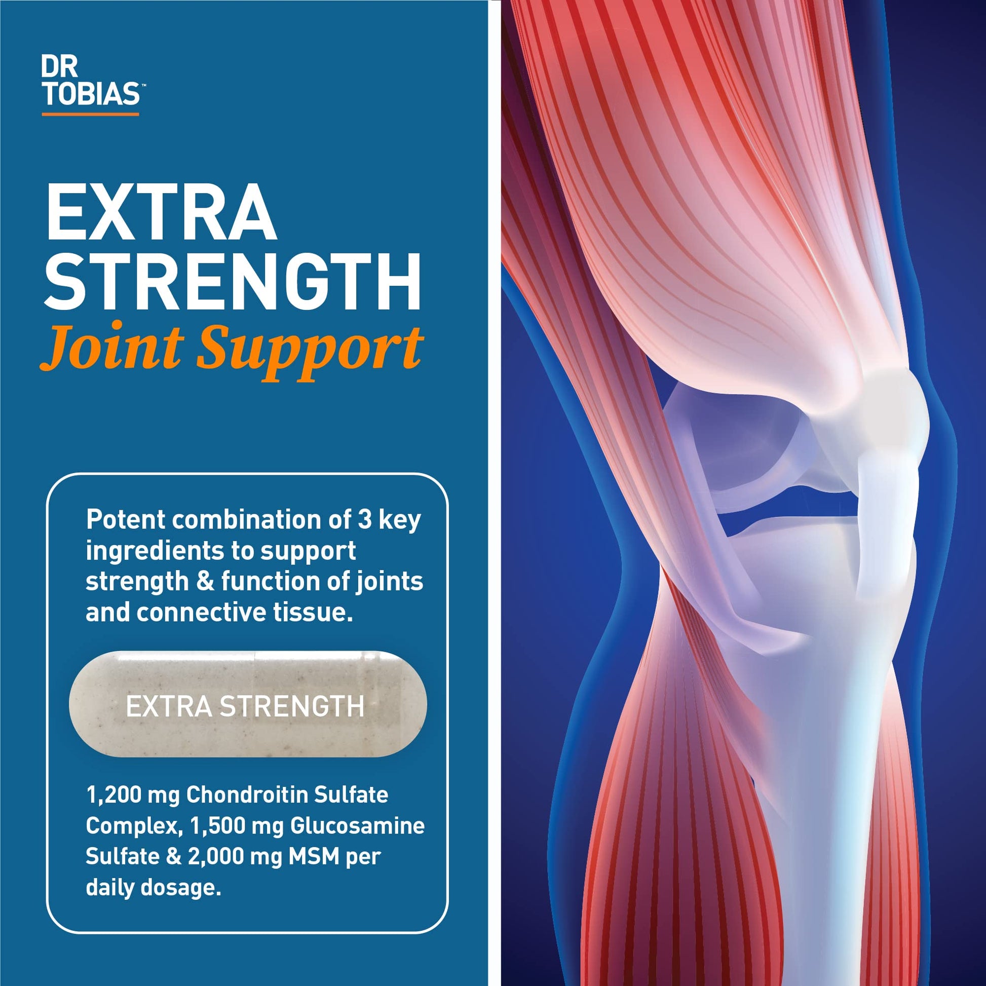 Dr. Tobias AKG Supplement & Joint Support Supplement - Supports Energy, Muscles, Cartilage & Joint Health, Non-GMO Dr. TobiasBuy Supplements Australia