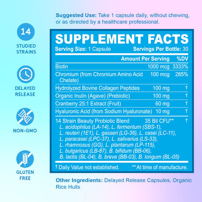 BioEmblem Beauty Probiotics for Women and Joint Support BioEmblemBuy Supplements Australia