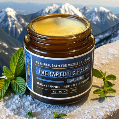 Muscle & Joint Therapeutic Tallow Balm - Made in Utah, USA - Arnica, Camphor, Menthol, Peppermint - Great for Pain, Soreness, Bruising, Stiffness - Grass-Fed Tallow, Jojoba Oil, Beeswax Snake Oil Tallow Co.Buy Supplements Australia
