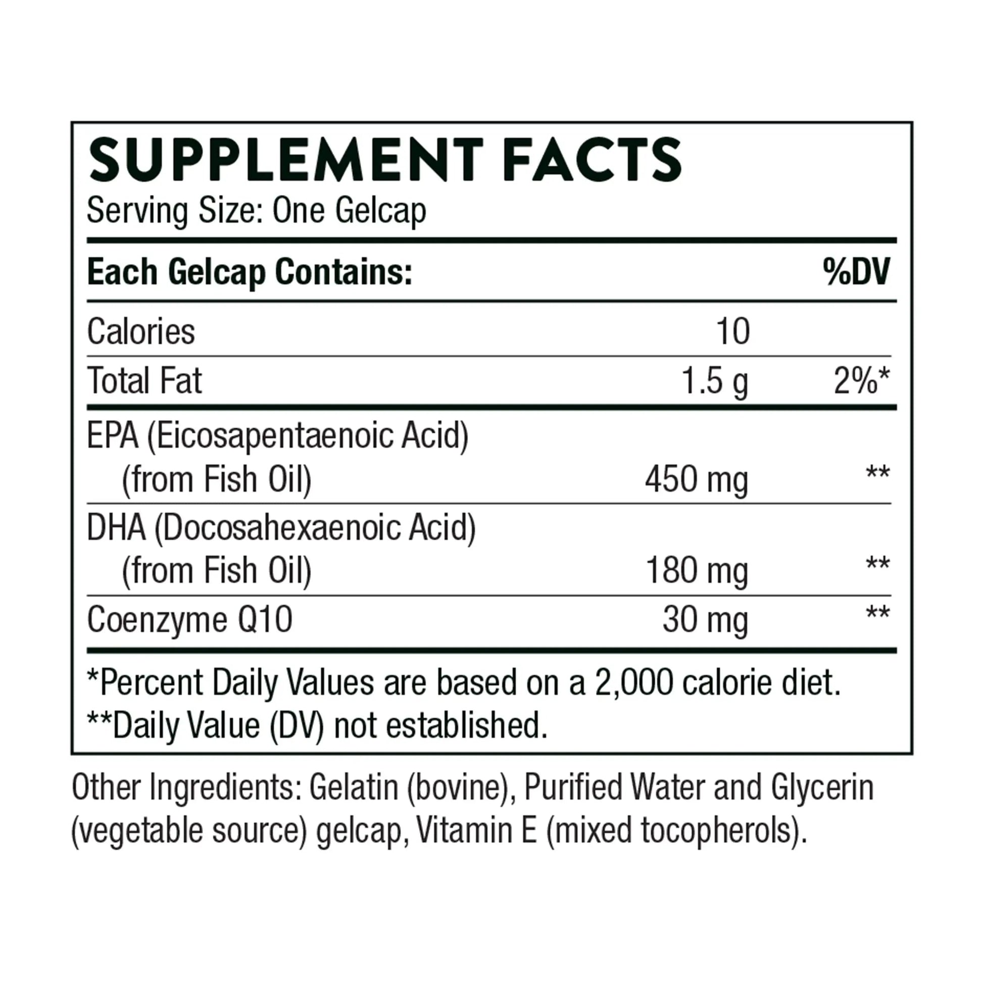 THORNE - Daily Nutrients Bundle - Multivitamin Elite and Omega-3 with CoQ10-30 to 90 Servings THORNE