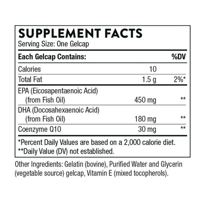 THORNE - Daily Nutrients Bundle - Multivitamin Elite and Omega-3 with CoQ10-30 to 90 Servings THORNE