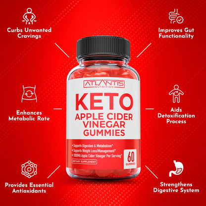Keto ACV Gummies for Weight Loss - Apple Cider Vinegar Keto ACV Gummies Formulated Atlantis NutritionBuy Supplements Australia