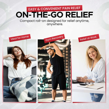 BIO-RELIEF +CH Pain Relief Roll On w 10% Methanol | Highly Effective, Cool & Topical Pain Relief Extra Strength for Arthritis,Muscle,Joint & Back | Easy Roll On Maximum Strength, Made in USA Scientific Solutions GlobalBuy Supplements Australia