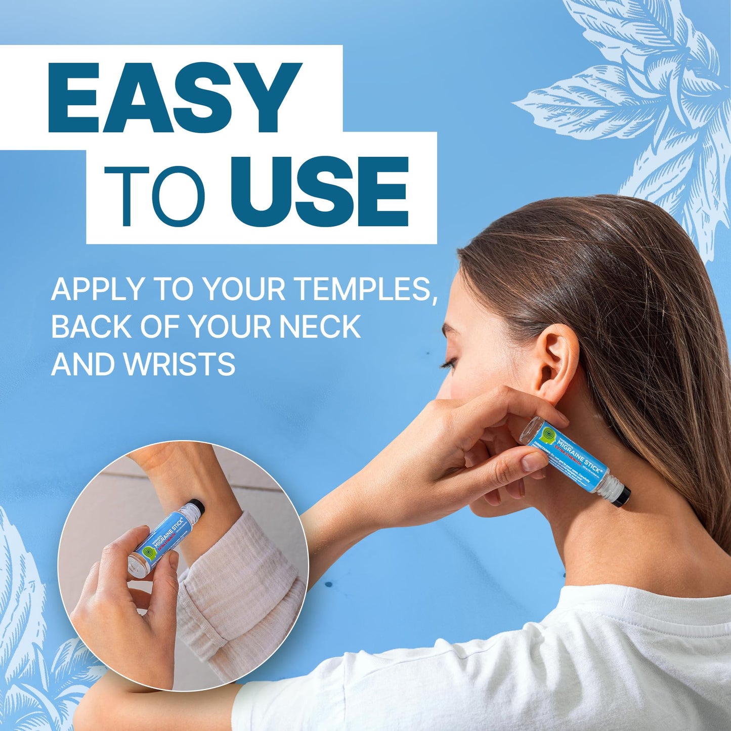 Basic Vigor Migrastil Extra Strength Migraine Stick Advanced Formula. Strong Aromatherapy Roll On with Menthol and Essential Oils. No Lavender. Made in The USA. Basic VigorBuy Supplements Australia