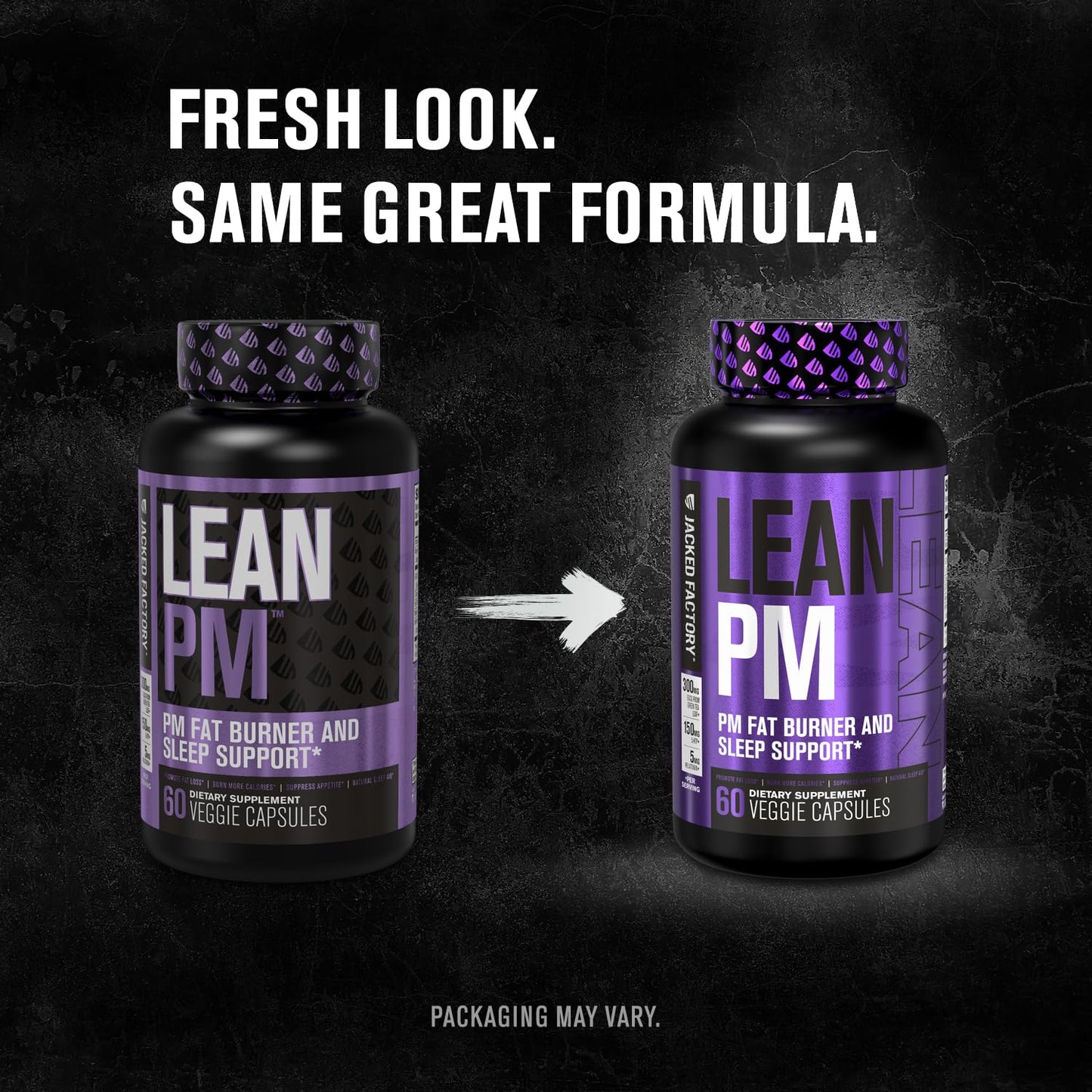 Jacked Factory Lean PM Night Time Fat Burner, Sleep Aid Supplement, & Appetite Suppressant Jacked FactoryBuy Supplements Australia