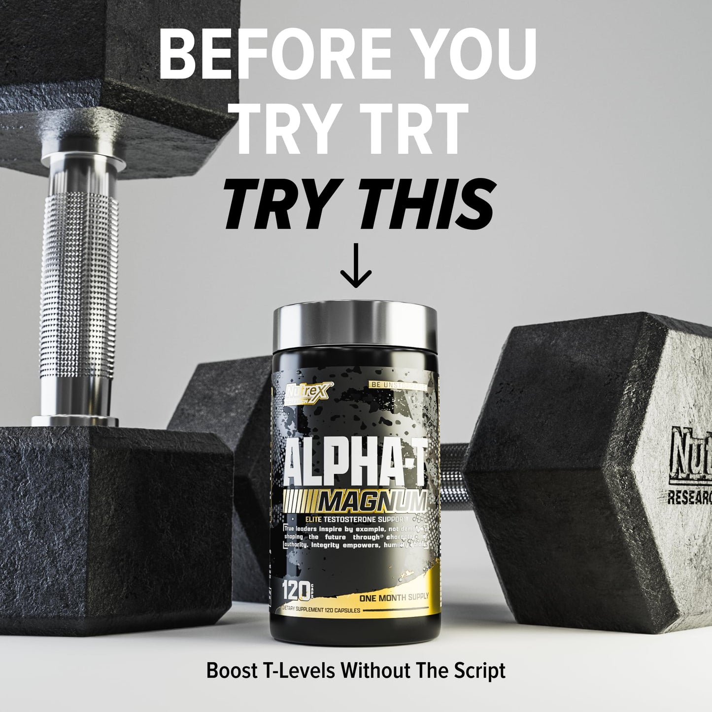 Nutrex Research Alpha-T Magnum Testosterone Support for Men | Anabolic Supplement with Tongkat Ali, Fadogia Agrestis, Shilajit and Ashwagandha | Muscle Builder for Strength, Growth & Hormone Balance Nutrex ResearchBuy Supplements Australia