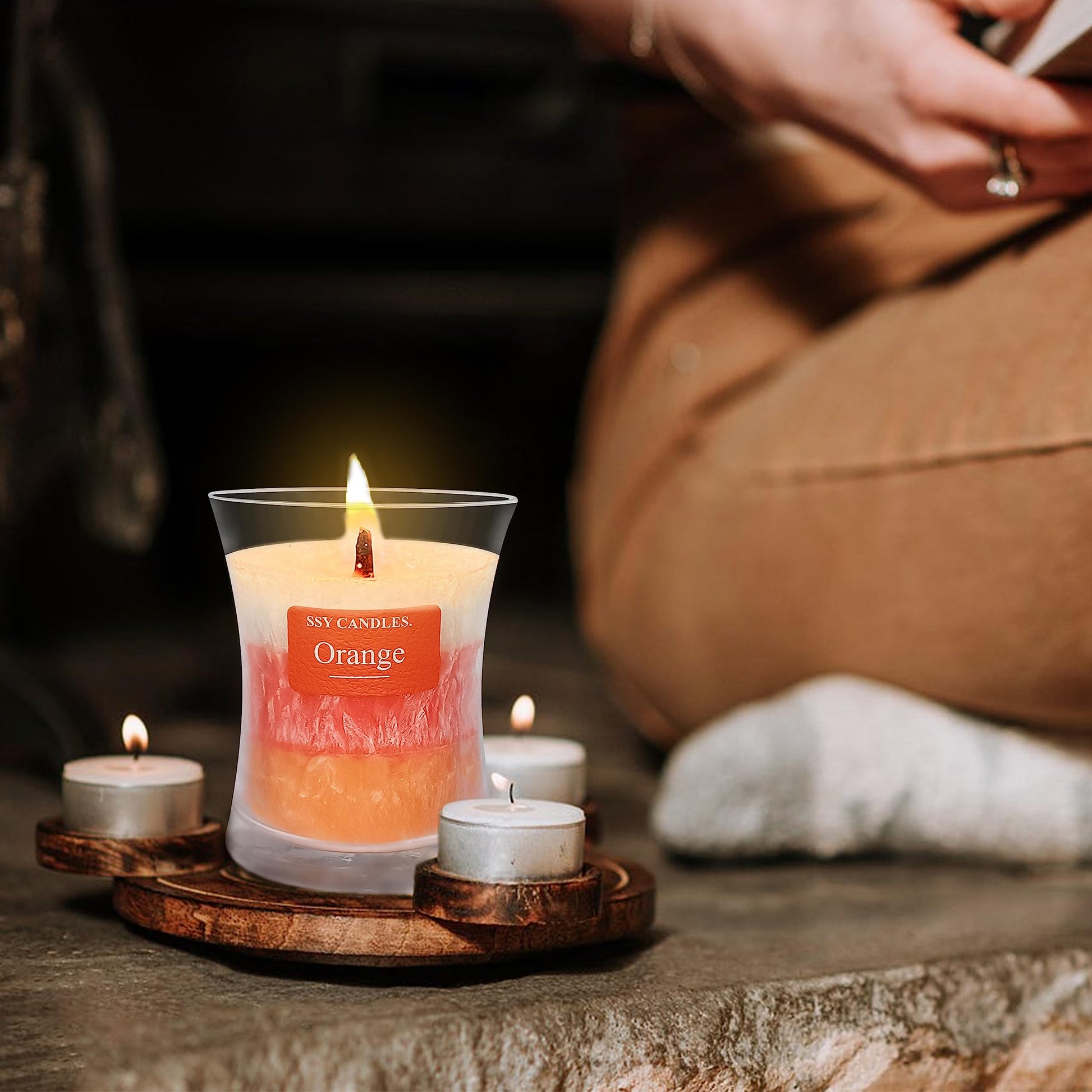 Citrus Jar Aromatherapy Candle Scented Candle Handmade Soy Candles Wood Candles Wick Fragrance SEUCRWAXBuy Supplements Australia