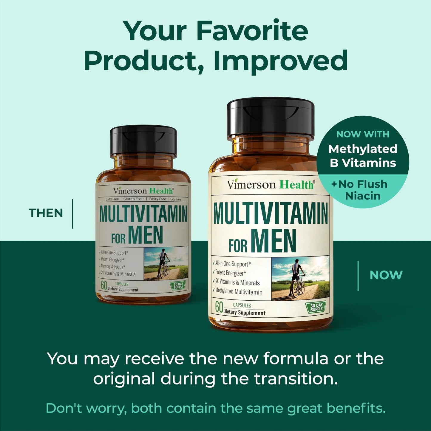 Methylated Multivitamin for Men with Bioavailable Vitamins, Chelated Minerals, Vitamin D, B12, C, A & Zinc for Energy, Focus and Immune Health Vimerson HealthBuy Supplements Australia