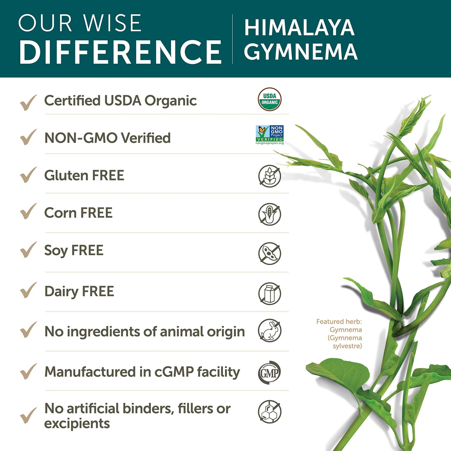 Himalaya Organic Gymnema Sylvestre for Glucose Metabolism, 700 mg HimalayaBuy Supplements Australia
