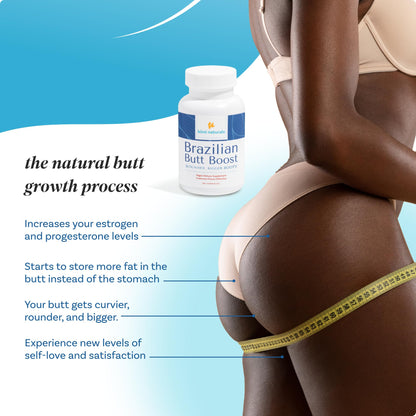 Kimi Naturals Butt Enhancer Pills - Tightening and Butt Lifting Supplements for Bigger Booty and Curvy Hips - Fast Growth Bum Enhancement 60 Capsules KIMIBuy Supplements Australia
