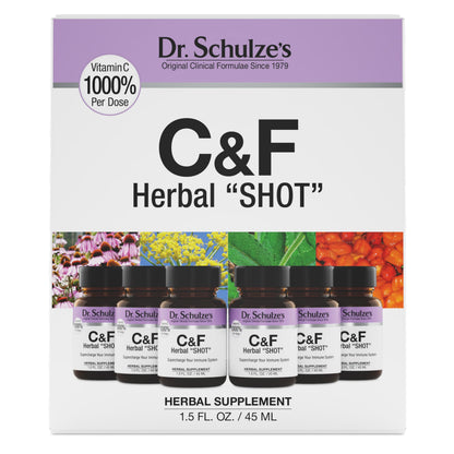 Dr. Schulze's Herbal Shot | Organic Extract | Gluten-Free & Non-GMO for Immune System Support | Total 9 Fl. Oz. | 6 Servings Dr. Schulze'sBuy Supplements Australia