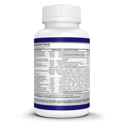 O!VITA Liquid Multivitamin Complete, with a Full Spectrum of Vitamins and Minerals, Plus 42 Fruits and Vegetable Proprietary Blend, Easy Absorption (60 Vegan Liquid Filled Capsules) O!VITABuy Supplements Australia