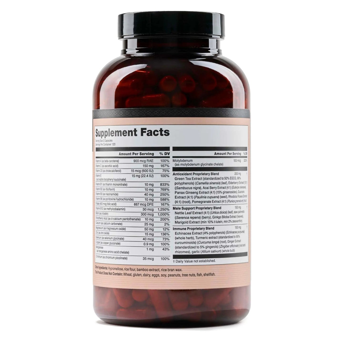 NatureWise Multivitamin for Men - Daily Male Support - Minerals & Herbs for Energy, Performance, Immunity - with Vitamin A, C, D, B-Complex NatureWiseBuy Supplements Australia