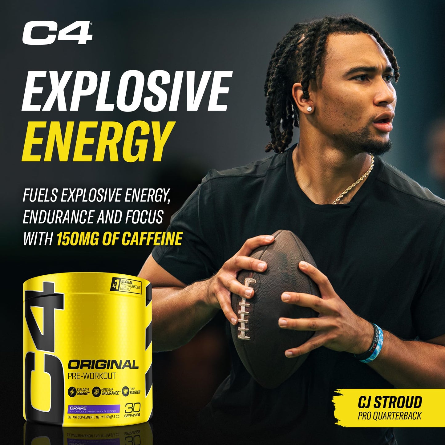 Cellucor C4 Original Pre Workout Powder Grape Sugar Free Preworkout Energy CellucorBuy Supplements Australia