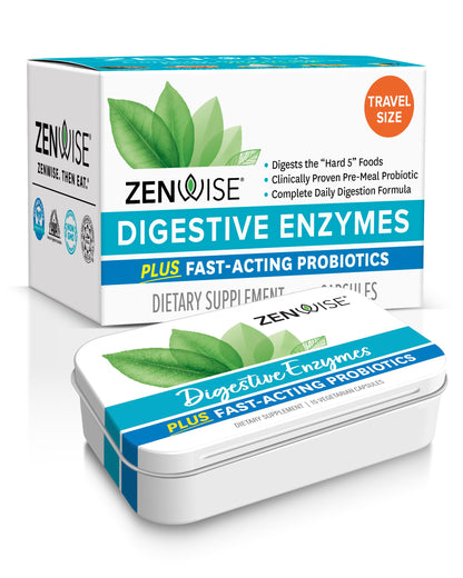 Zenwise Digestive Enzymes - Probiotic Multi Enzymes with Probiotics, 15 Ct Zenwise HealthBuy Supplements Australia