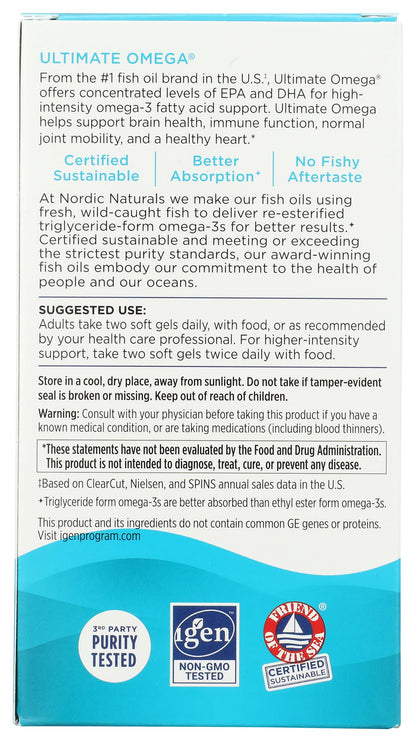 Nordic Naturals Ultimate Omega 1280 MG, 180 CT Nordic NaturalsBuy Supplements Australia