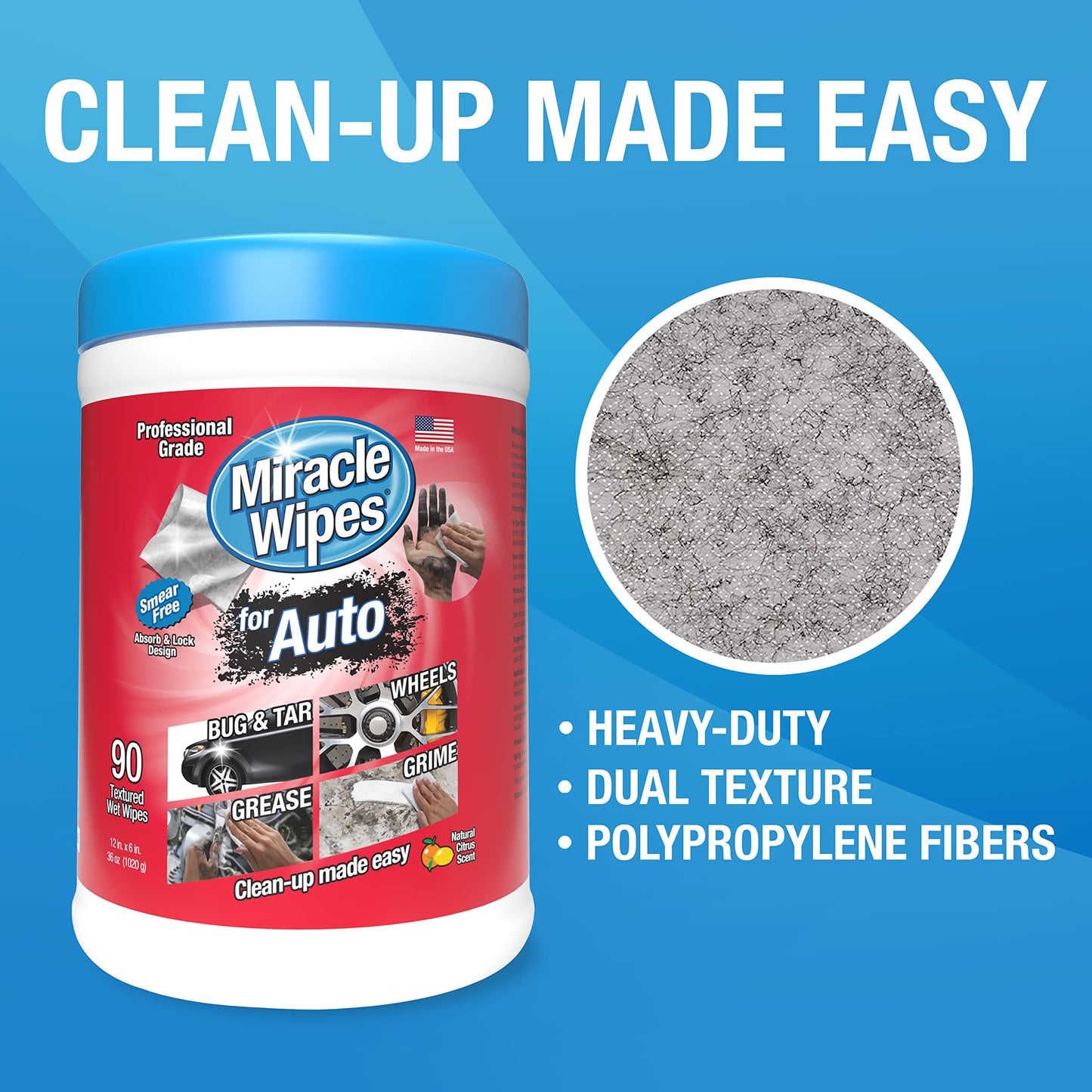 MiracleWipes for Automotive, All Purpose Cleaning Wipes for Hands, Auto Interior, Exterior MiracleWipesBuy Supplements Australia