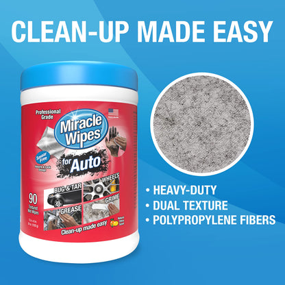 MiracleWipes for Automotive, All Purpose Cleaning Wipes for Hands, Auto Interior, Exterior MiracleWipesBuy Supplements Australia