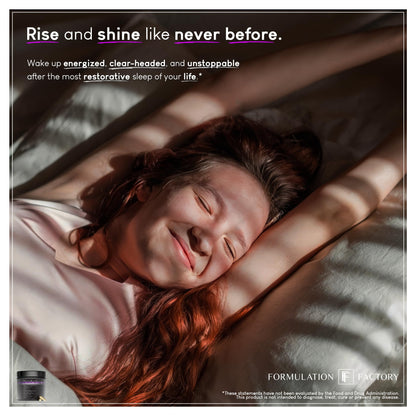 The Night Before 10-in-1 Midnight Maximizer Sleep Aid, Stress Relief, Cognition, Relaxation, Recovery, Focus, Magnesium Glycinate, L-Theanine & More, (120 Capsules – 2 Month Supply) Formulation FactoryBuy Supplements Australia
