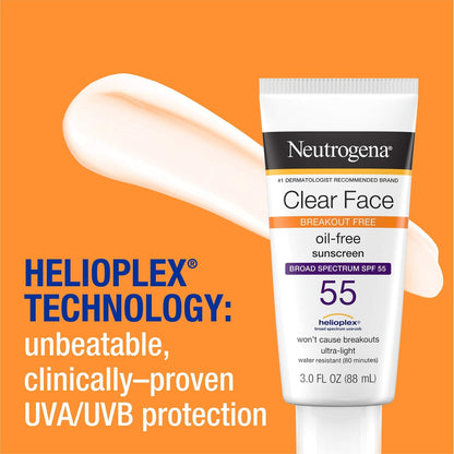 Neutrogena Clear Face Liquid Lotion Sunscreen for Acne-Prone Skin NeutrogenaBuy Supplements Australia