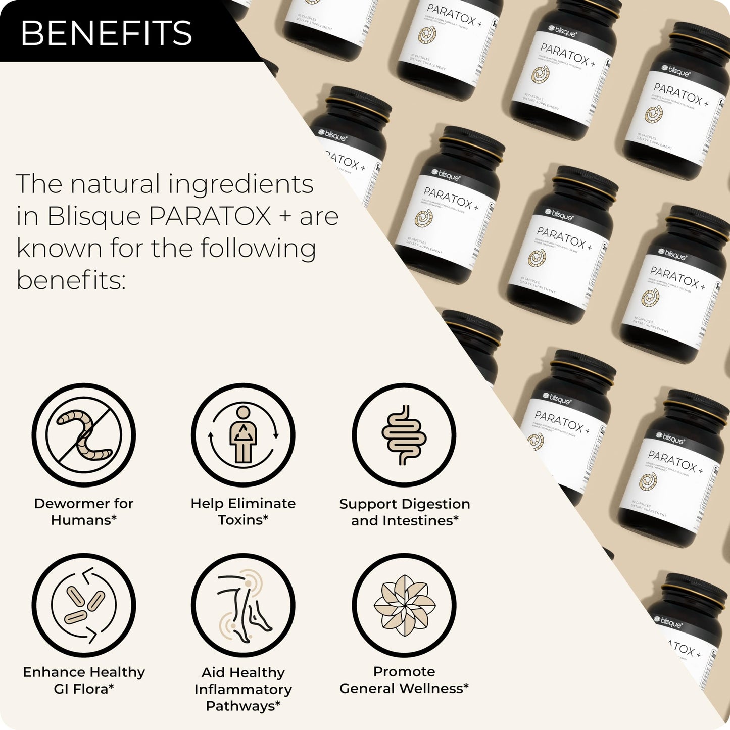 Blisque – Natural para Cleanse Support Supplement to Eliminate Harmful Organisms BlisqueBuy Supplements Australia