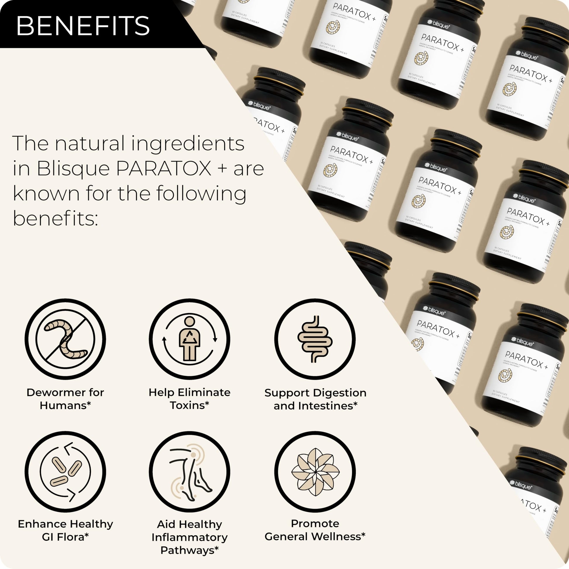 Blisque – Natural para Cleanse Support Supplement to Eliminate Harmful Organisms BlisqueBuy Supplements Australia