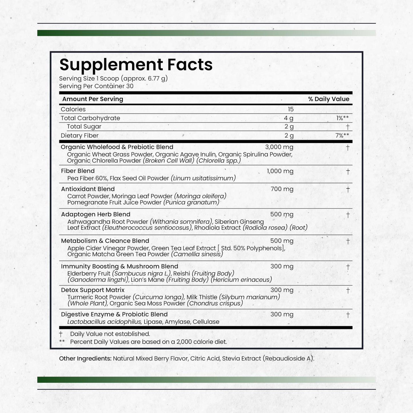 Nature's Pure Blend Super Greens Powder – Organic Greens Superfood Powder Supplements for Green Juice & Smoothie – Probiotic - Drink Mix for Energy Wellness and Digestion (Matcha Flavor, 30 Servings) Nature's Pure BlendBuy Supplements Australia