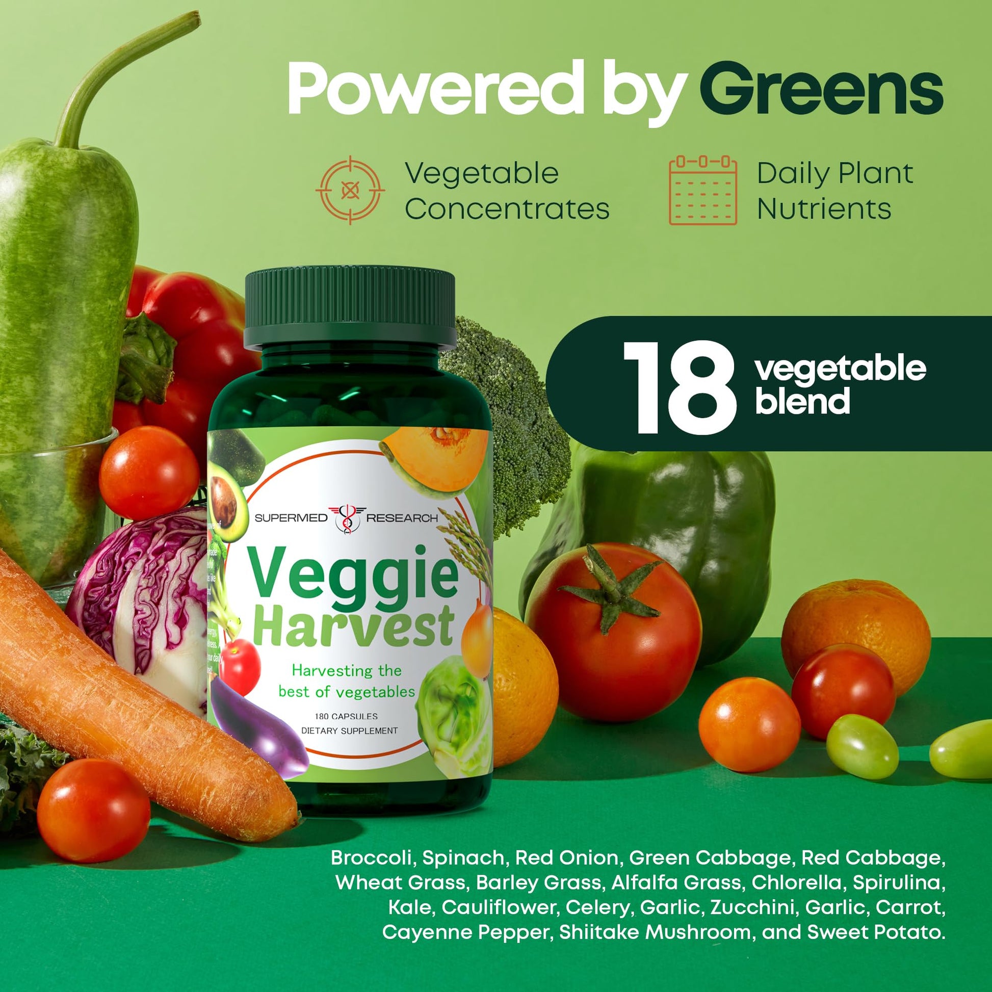 Supermed Research Fruits and Vegetables Supplements – 2 Pack Combination Fruit & Veggies Supplement – Whole Food Vitamins & Minerals for Adults – Superfood Veggie Vitamins for Adults (180 x 2, 360 Ct) Supermed ResearchBuy Supplements Australia