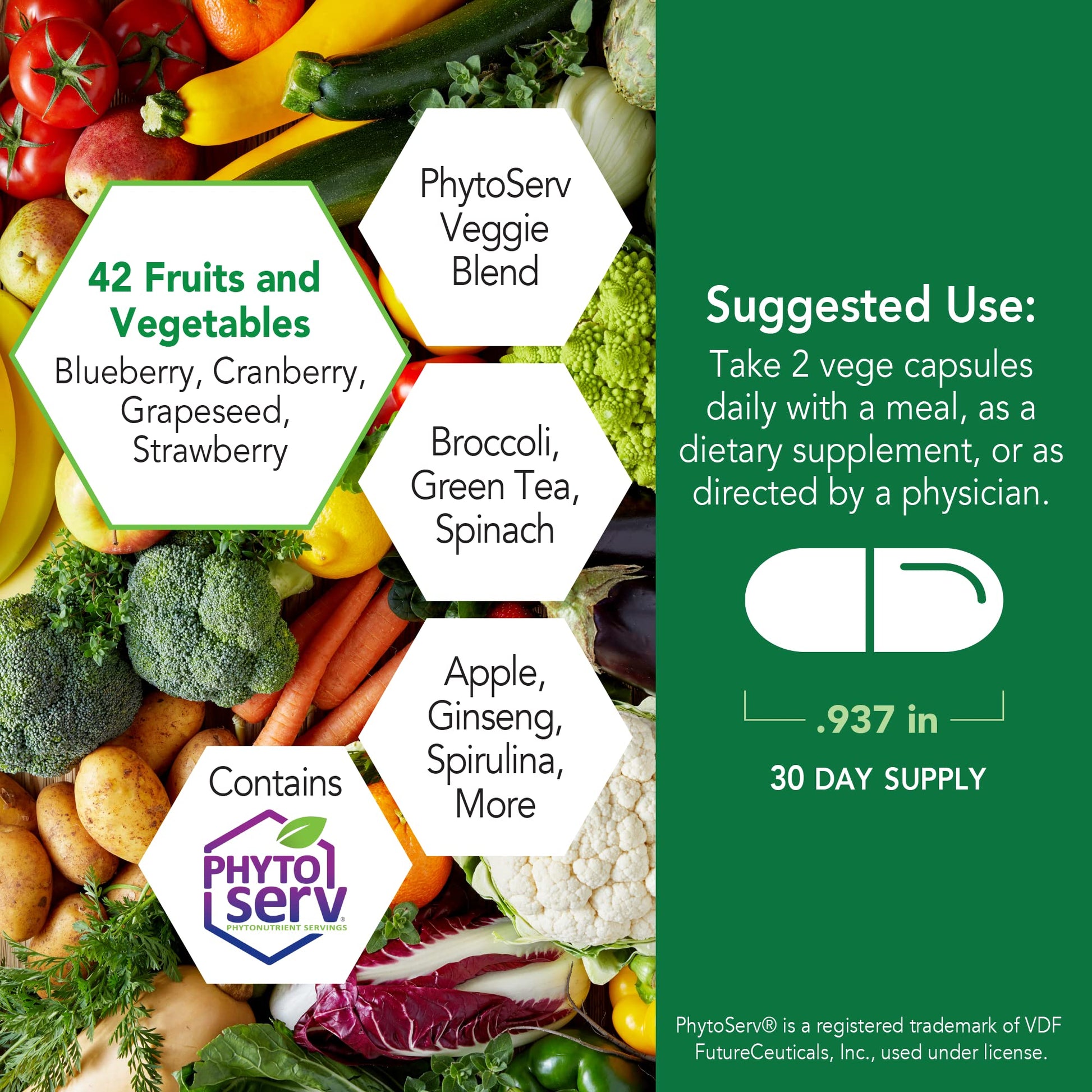 Botanic Choice Mega Fruits and Veggies Blend (60 Capsules) + Lemon Balm Tincture (1 fl oz) Bundle - Energy Balance & Superfood Supplement + Relaxation and Sleep Support Botanic ChoiceBuy Supplements Australia