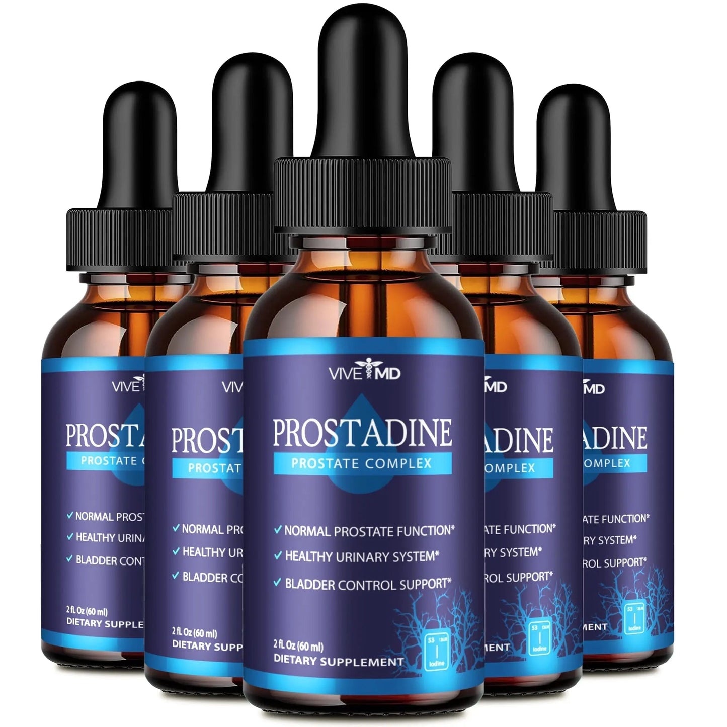 VIVE MD Prostadine Drops for Prostate Health, Bladder Urinating Issues - Prostadine Official Drop Formula - Extra Strength with Pomegranate, Prostadine Reviews (Package of 5) VIVE MDBuy Supplements Australia