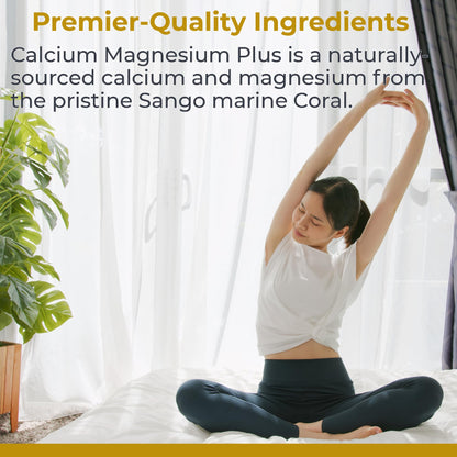 Premier Research Labs Calcium Magnesium Plus - Calcium Magnesium Supplement, Calcium Supplement for Bone Health, with Mushroom Complex - Reishi & Lions Mane - 90 Vegetarian Capsules Premier Research LabsBuy Supplements Australia