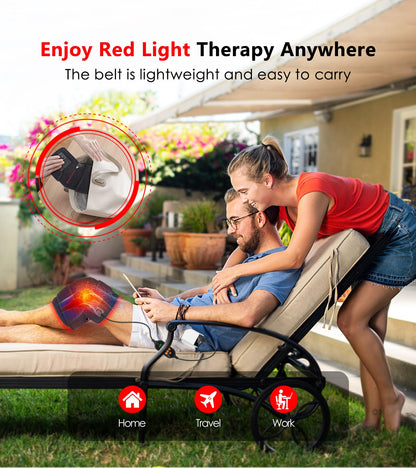 Red Light Therapy for Knee, Infrared Red Light Therapy Device Wrap Belt with 660nm Red Light RUISQMBuy Supplements Australia