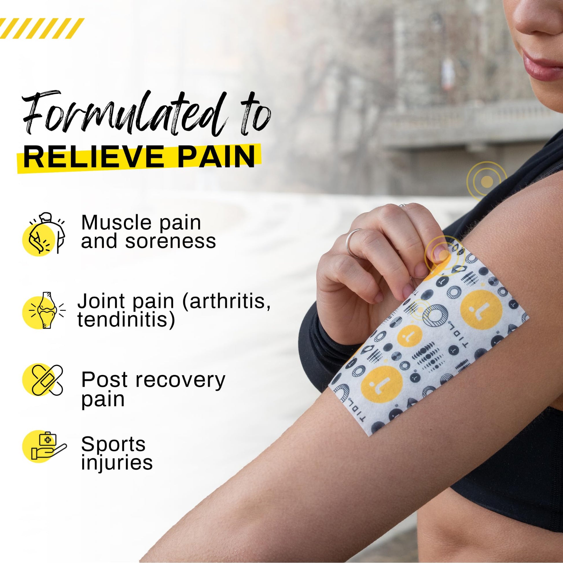 TIDL Recovery Patches, 20 Count, Maximum Strength for Targeted Back Pain, Joint & Muscle Pain Relief, Immediate Numbing & Soothing, Non-Stick Adhesive for Easy Application & Removal TIDLBuy Supplements Australia