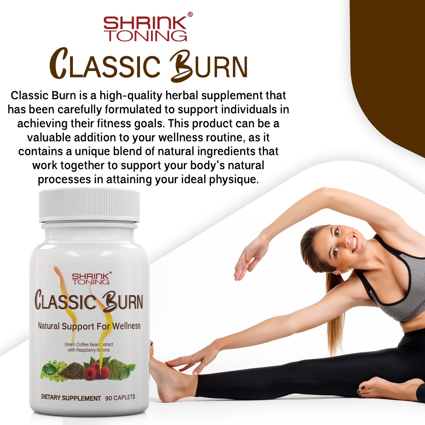 shrink Classic Burn - Pure Green Coffee Bean Extract and Raspberry Ketones with 45% shrinkBuy Supplements Australia
