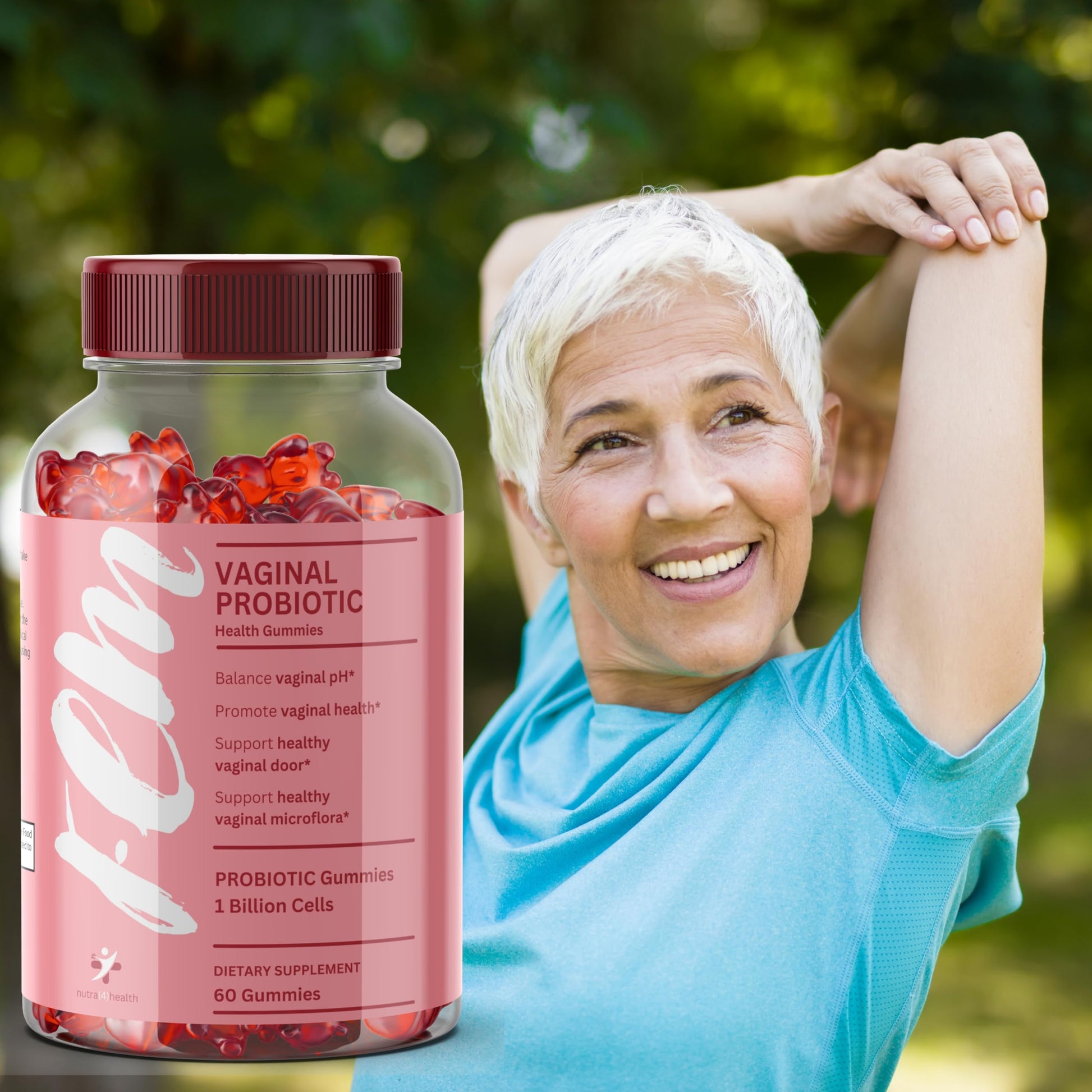 FEM Vaginal Probiotic Gummies for Women - Promotes pH Balance, Healthy Vaginal Odor & Urinary nutra4healthBuy Supplements Australia