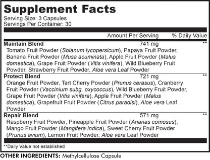 Codeage InstantFood Easy Veggies + Fast Fruits Bundle – Vegetable & Fruit Blend Capsule Supplement – Plant-Based Phytonutrient Formula – Vegan, Non-GMO – 180 Capsules CodeageBuy Supplements Australia