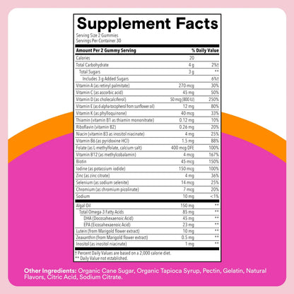 SmartyPants Mother & Daughter Daily Nutrition Bundle: Women’s + Teen Girl Multivitamin Gummies with Omega-3, Biotin, Vitamins D3, B12, A SmartyPantsBuy Supplements Australia