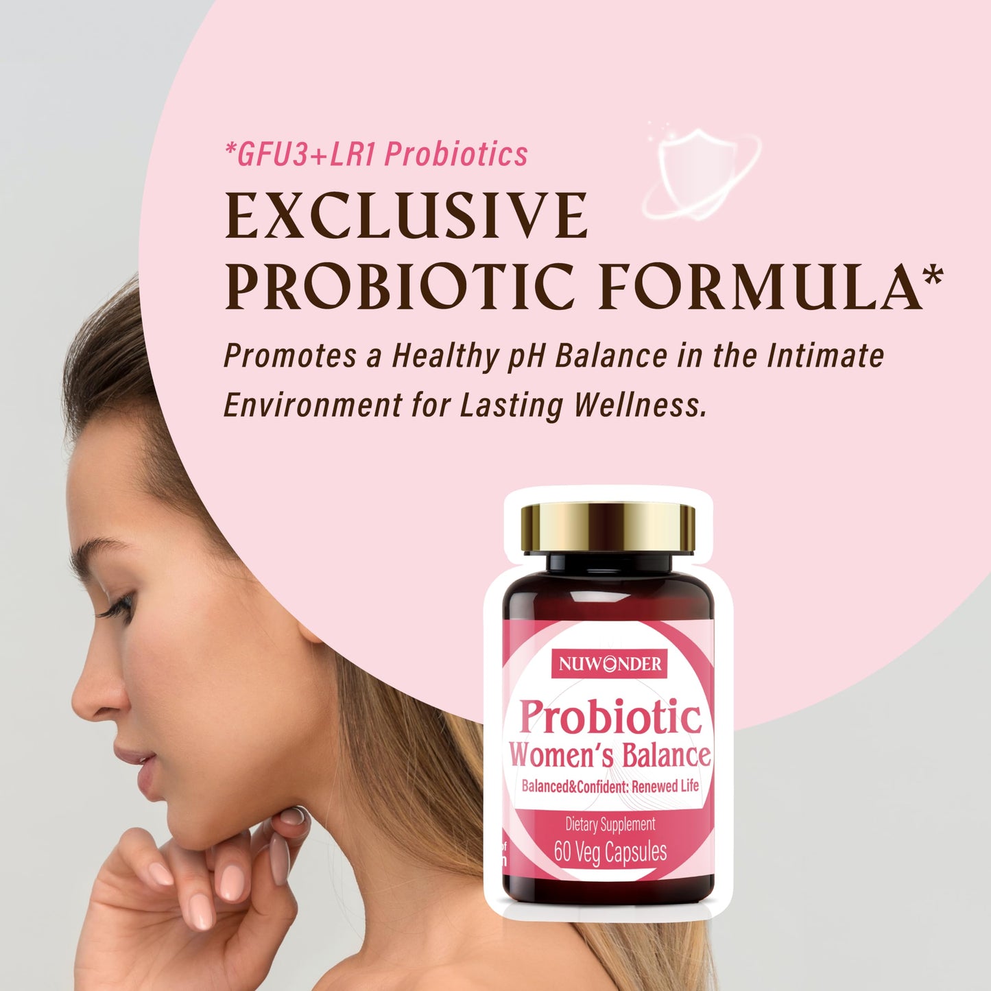 NUWONDER Women's probiotic - Natural Vaginal Support Supplement, Balanced & Confident NUWONDERBuy Supplements Australia