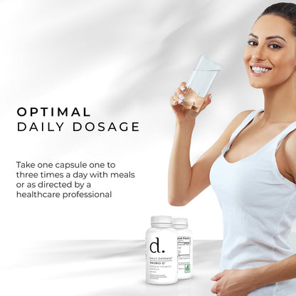 Daily Defense Probiotic Immune Support Supplement - Daily Probiotics for Men with Constipation & Gas - Digestion and Bloating Supplement & Probiotics for Women - 60 Capsules, PROBIO-D Daily DefenseBuy Supplements Australia