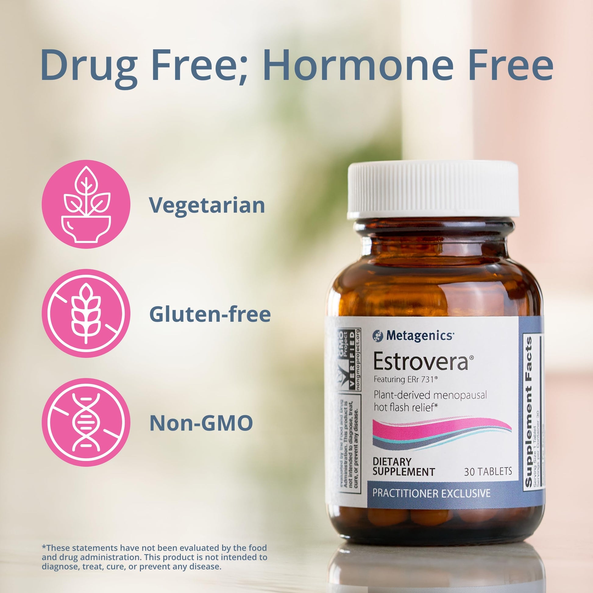 Metagenics Estrovera - Plant Derived Menopause Hot Flash Relief, Formulated MetagenicsBuy Supplements Australia