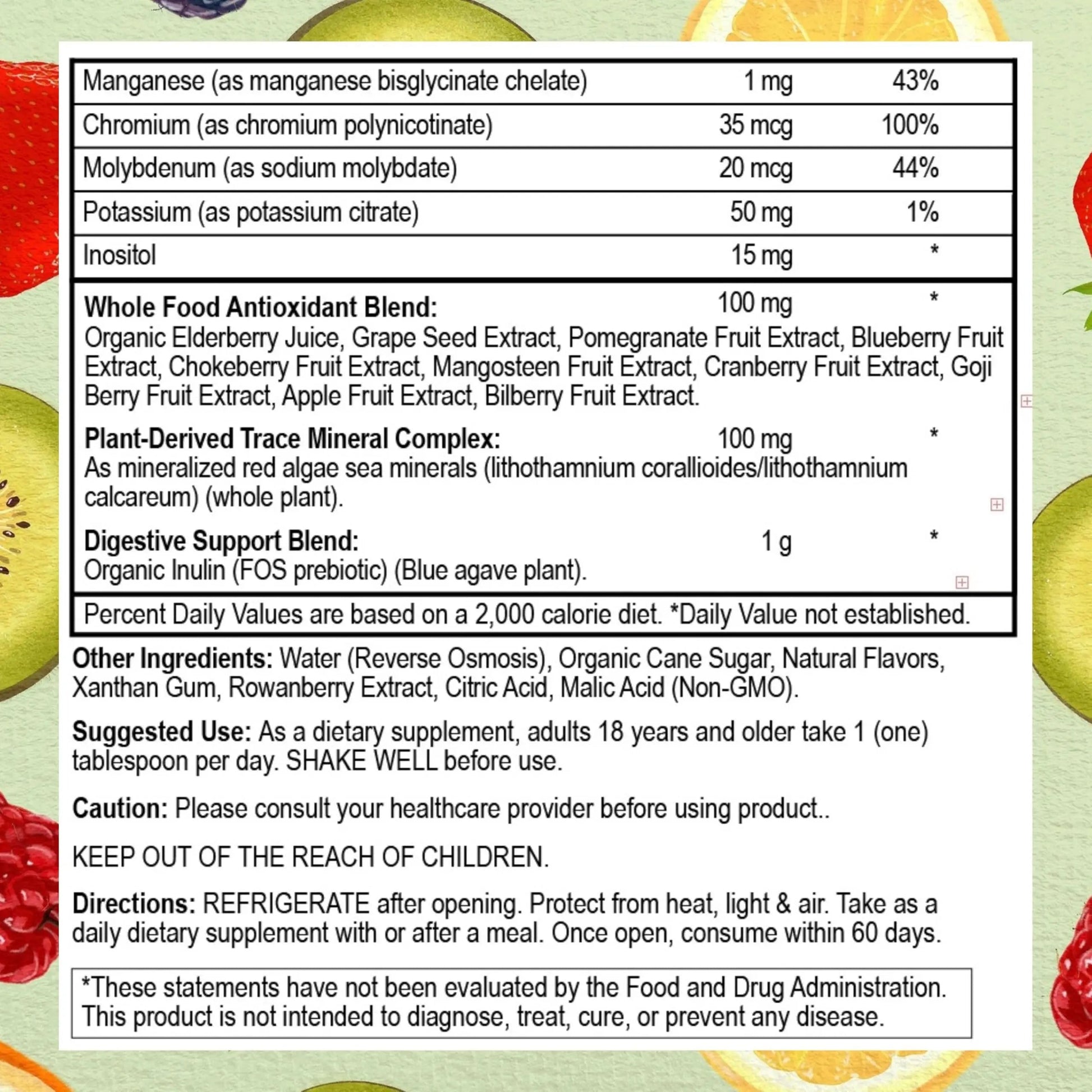 Go Healthy Liquid Vitamins for Women, Men, Teens | Vegan Vitamin & Mineral | High Absorption | Premium Liquid Multivitamin | Go Healthy Natural