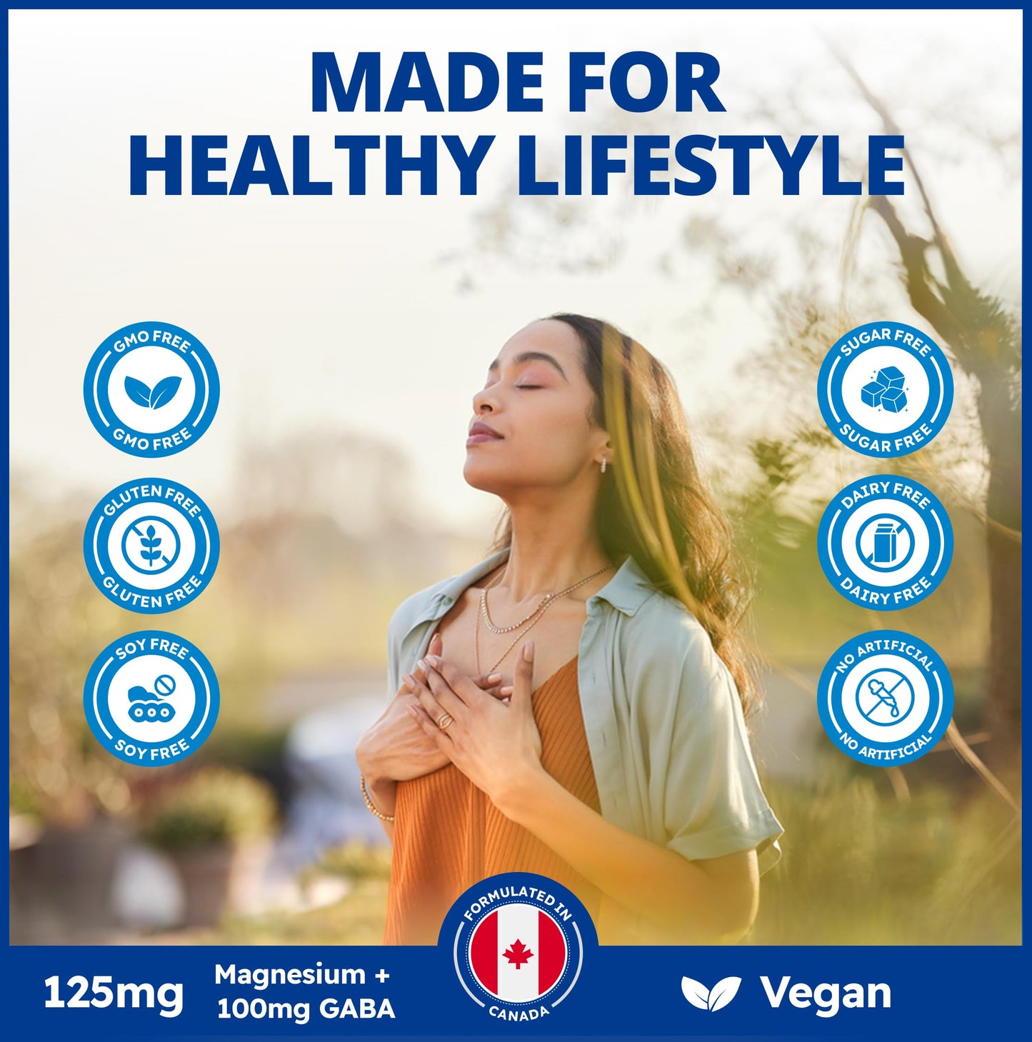 CanPrev Magnesium Bisglycinate Chelated + GABA & Melatonin, 120 Veg Caps, 120-Day Supply, Support Restful Night, Muscle Function, Promote Relaxation & Balanced Sleep-Wake Cycle, Vegan, No GMO & Gluten CanPrevBuy Supplements Australia