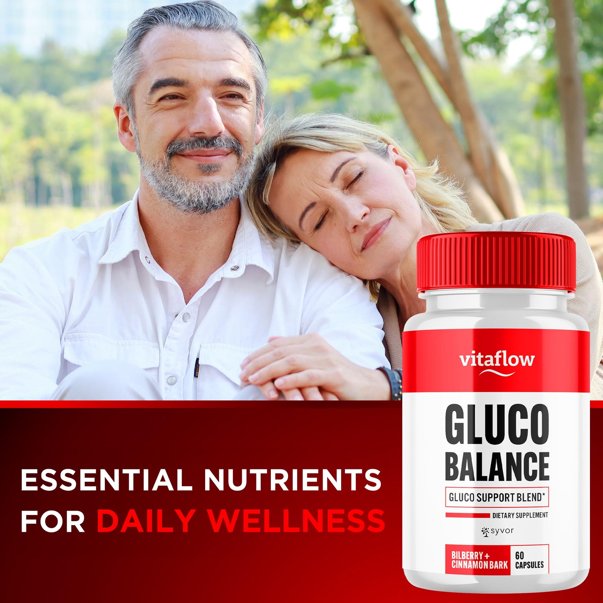 (3 Pack) Vitaflow Balance Support Supplement Capsules, Official VitaFlow Support Supplements Pills with All Natural Premium Ingredients, Vita Flow Advanced Glyco Balance for Men & Women (180 Capsules) SyvorBuy Supplements Australia