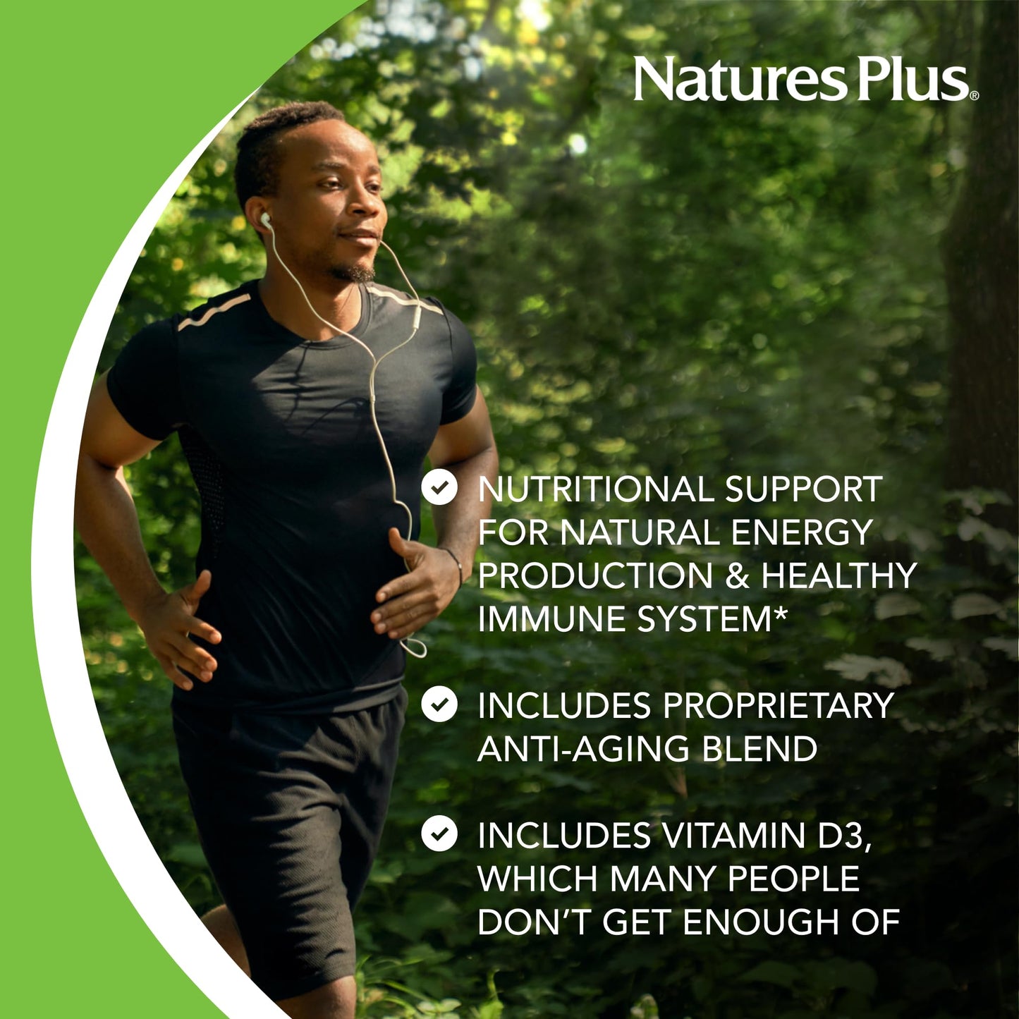 NaturesPlus Source of Life Green & Red Multivitamin - 90 Tablets - with Concentrated Whole Foods - Vegetarian, Gluten Free - 30 Servings NaturesPlusBuy Supplements Australia