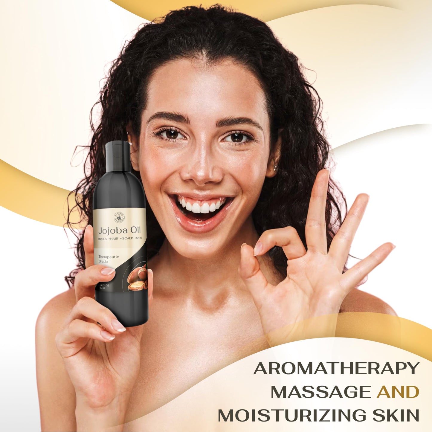Sweet Oil - Hair and Skin Softener, Organic Natural Carrier Body Oil, Carrier Oil for Essential Oils - Massage Oil Renewal AestheticsBuy Supplements Australia