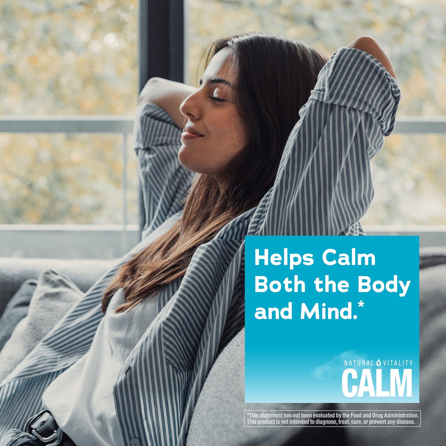 Natural Vitality Calm, Magnesium Glycinate Supports Bone, Muscle, Heart, & Nerve Health, Non-GMO, Vegan, Gluten Free 180ct